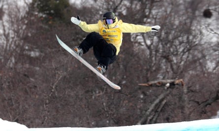 Mia Brookes in action during the slopestyle final.