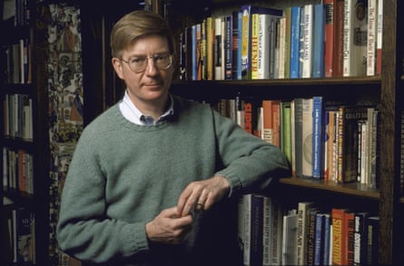 An undated photo of the Washington Post columnist George Will at his home.