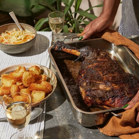 Tamarind and ginger roast lamb recipe by Melissa Thompson.