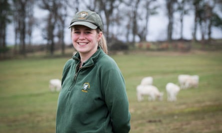 Ellie Waddington, head warden at Chillingham.