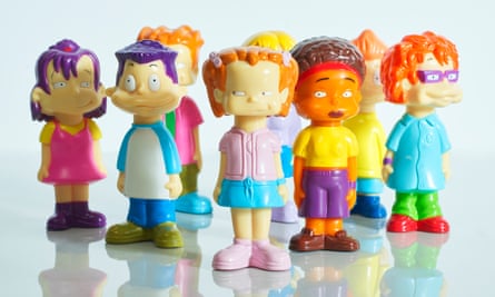 A collection of 8 colourful cereal box toy figures. 